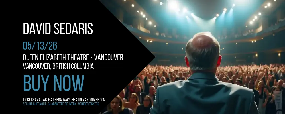 David Sedaris at Queen Elizabeth Theatre