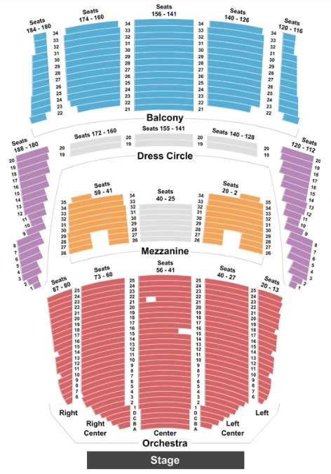 queen elizabeth theatre seating chart