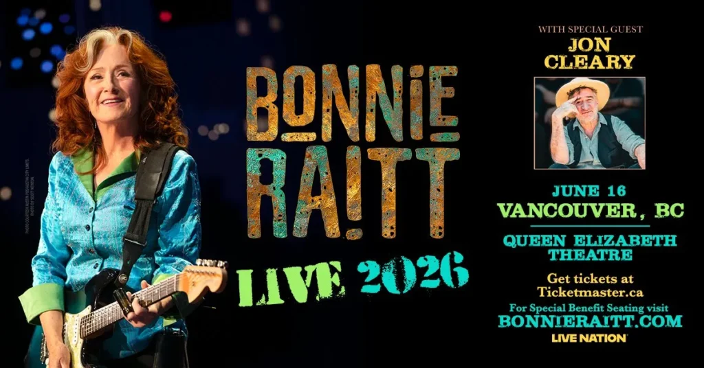 Bonnie Raitt at Queen Elizabeth Theatre