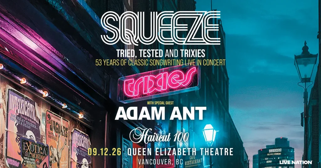 Squeeze at Queen Elizabeth Theatre